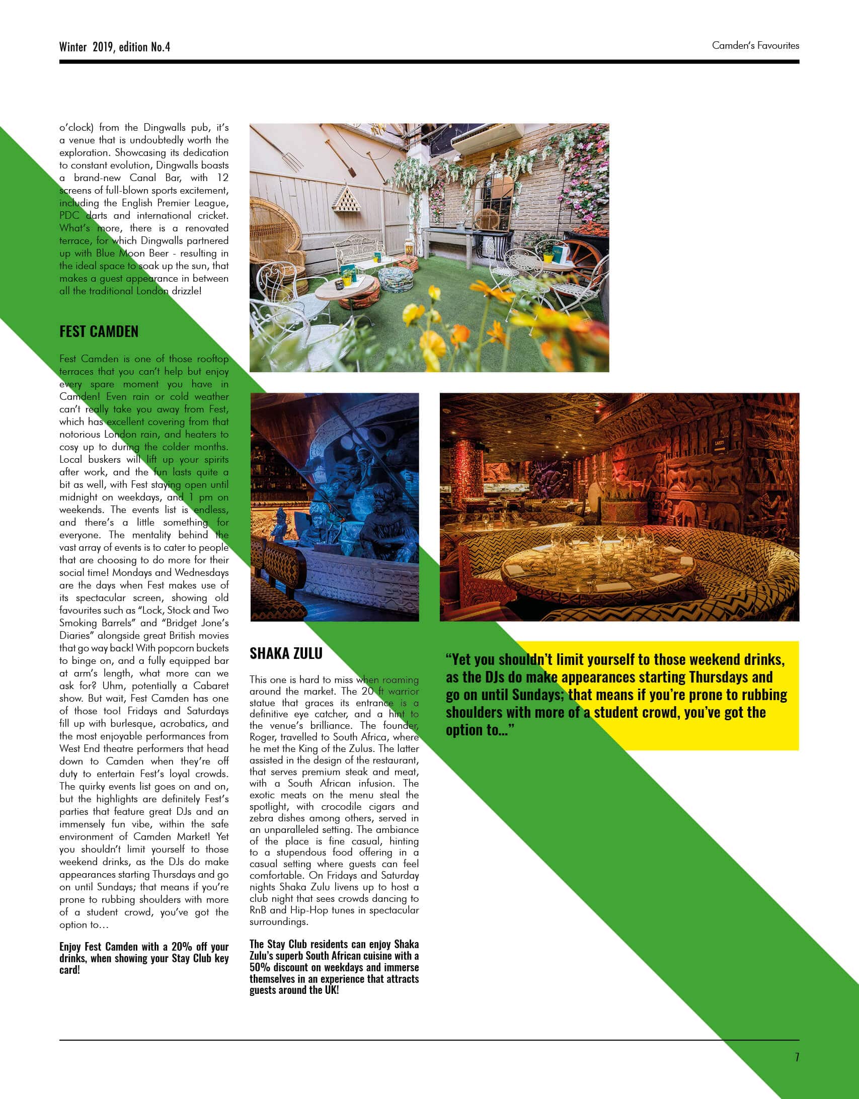 The Stay Club Newspaper Fourth Edition - Page 4.2