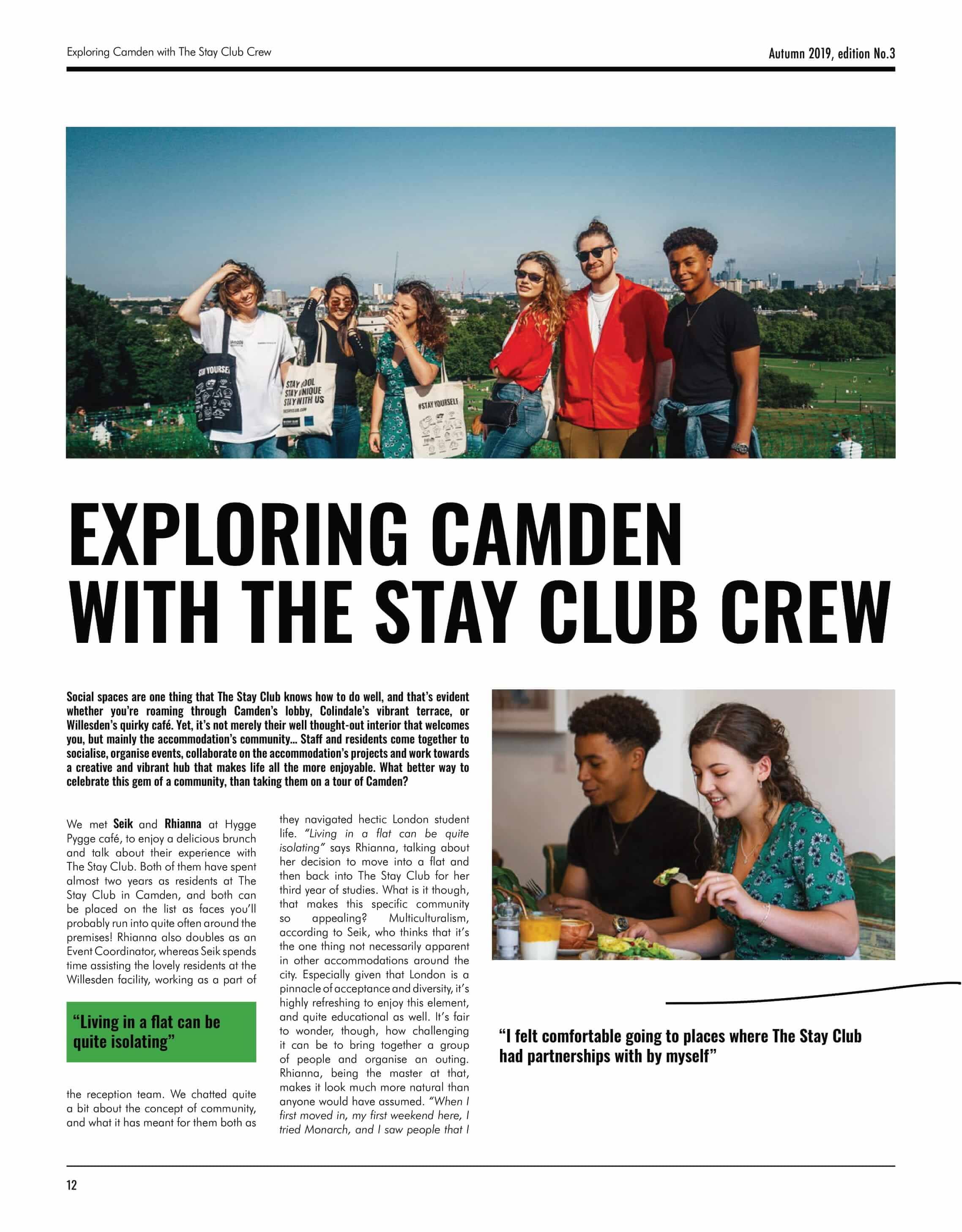 The Stay Club Newspaper Third Edition - Page 7