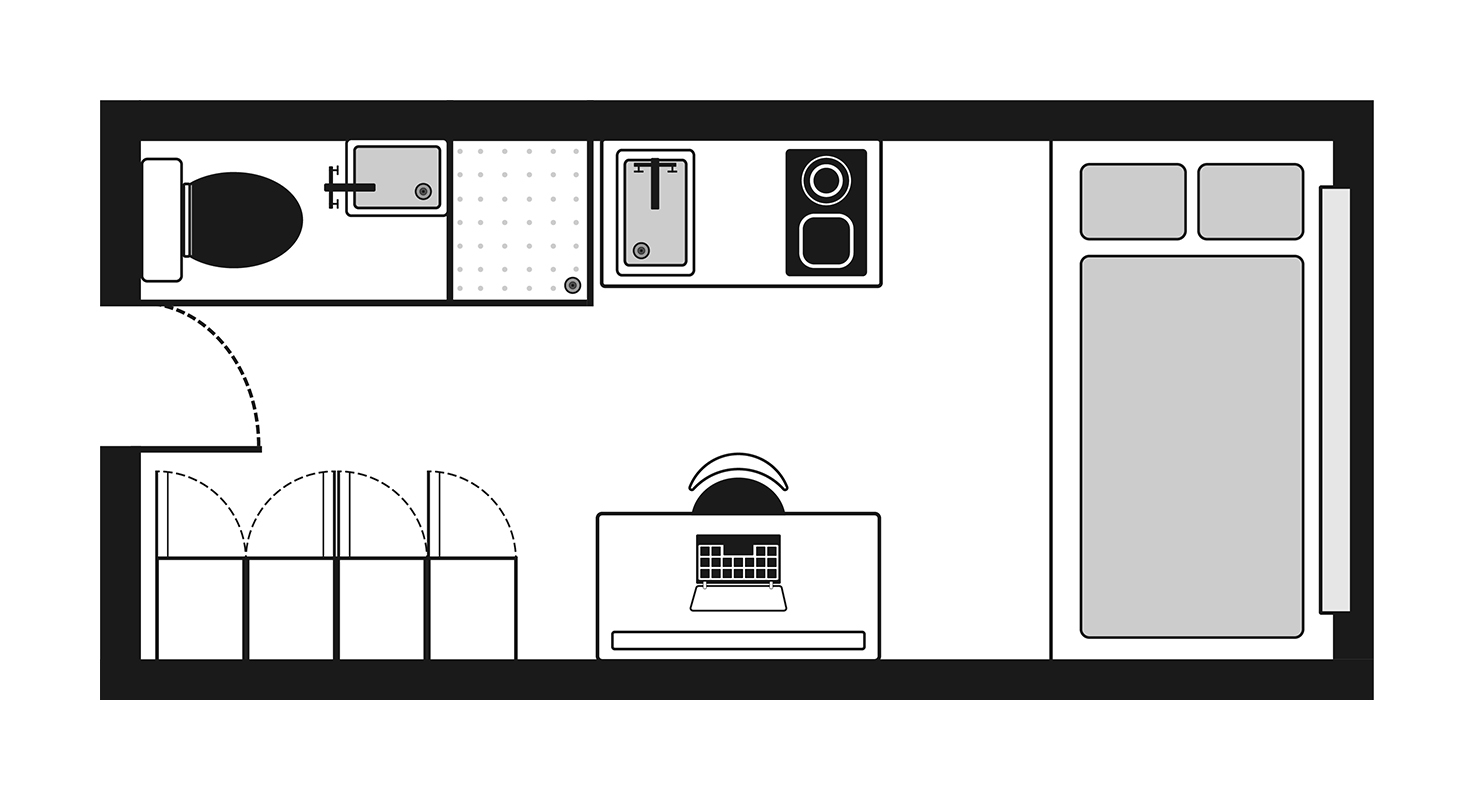 The Stay Club Camden - Compact Studio